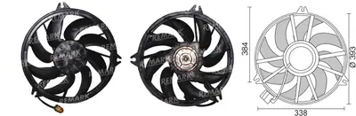 FAN MOTORU [KLIMALI] [PEUGEOT 206 2005->]