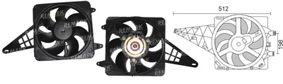 FAN MOTORU [SOKETLI 294] [TOFAS DOGAN/SAHIN]