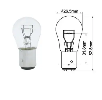 AMPUL [12V. 1016 21/4W. EKSANTRIK ]