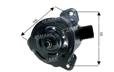FAN MOTORU [TEK MOTOR] [RENAULT CLIO/KANGOO 1.2-1,4 1998->]