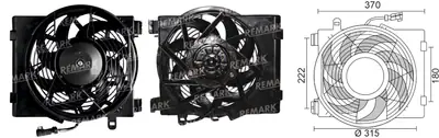 FAN MOTORU [1341331 KLM] [OPEL CORSA 2001->2003]