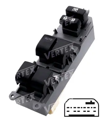 CAM ACMA KAPAMA ANAHTARI [SOL ON CAM 15P ] [TOYOTA YARIS 2005->]