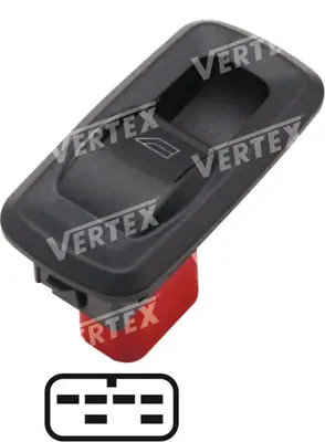 CAM ACMA KAPAMA ANAHTARI [SAG CAM TEKLI - 6P. 24V.] [FORD CARGO 2008->]