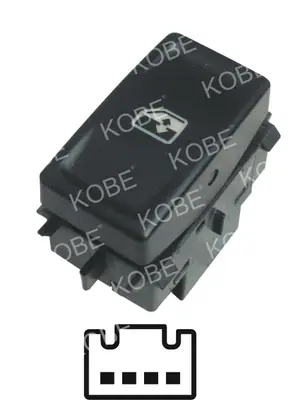 CAM ACMA KAPAMA ANAHTARI [SAG CAM TEKLI - 4P.] [SKODA OCTAVIA 2014->]