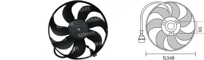 FAN MOTORU [] [VW.BORA/GOLF IV/POLO 1,4-1,6 BENZINLI]