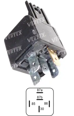 ROLE [AYAKLI 12V.30 AMPER 5P CIFT PLATIN ] []