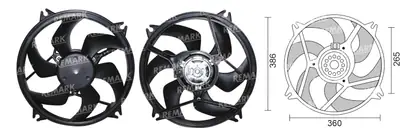 FAN MOTORU [] [PEUGEOT PARTNER/BERLINGO/307 2003 >]