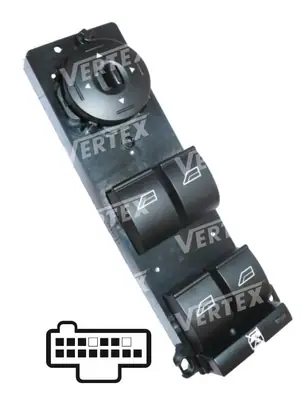 CAM ACMA KAPAMA ANAHTARI [SOL 4CAM - 13P.] [FORD FOCUS 2005 ->]