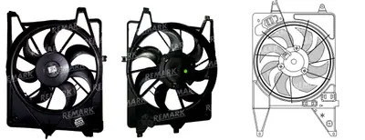 FAN MOTORU [12V. 560MM.] [DACIA LOGAN/SANDERO ]
