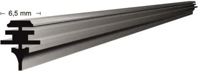 SİLGİ SÜPÜRGESİ LASTİĞİ [SIRTI KALIN (TELSİZ) - SLT 406 MM.]