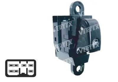CAM ACMA KAPAMA ANAHTARI [SAG CAM TEKLI - 7P.] [HYUNDAI STAREX YM.]