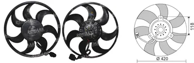 FAN MOTORU [] [VW.TRANSPORTER T5 2001->]