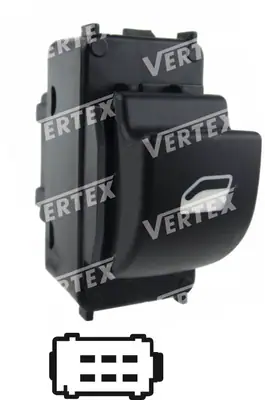CAM ACMA KAPAMA ANAHTARI [SAG CAM TEKLI - 6P.] [CITROEN BERLINGO/PARTNER/TEPE]