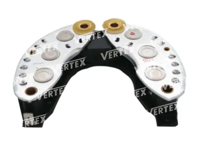 ALTERNATÖR DIOT TABLASI [VALEO TİPİ - (+) SAĞDAN İKAZLI KAPASİTÖRLÜ] [RENAULT-R19/R21/PEUGEOT]