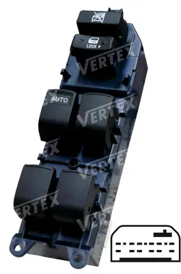 CAM ACMA KAPAMA ANAHTARI [SOL CAM 15P ] [TOYOTA YARIS 2008->]