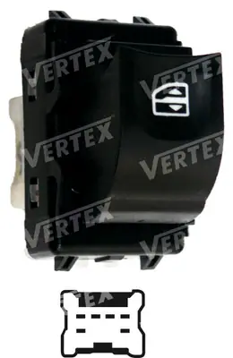 CAM ACMA KAPAMA ANAHTARI [SAG CAM TEKLI - 6P.] [RENAULT CLIO IV/MEGANE/LODGY ]