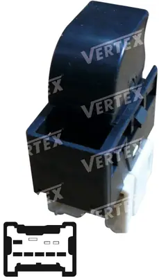 CAM ACMA KAPAMA ANAHTARI [ON TEK CAM 6P.] [NISSAN NAVARA D22/PRIMERA 2000 ->]