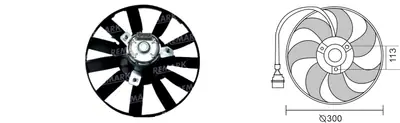 FAN MOTORU [] [VW.GOLF III 1,6-1,9 DIZEL 1992->1997]