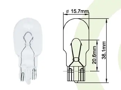 AMPUL DİPSİZ [12V. T15 18W. SLX]