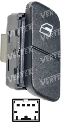 CAM ACMA KAPAMA ANAHTARI [SAG CAM TEKLI - 4P.] [VW.POLO 2004 ->]