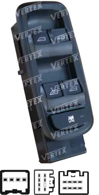 CAM ACMA KAPAMA ANAHTARI [SOL 4CAM - 19P.] [FORD FIESTA 2009 ->2012]