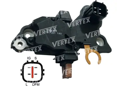 ALTERNATÖR KONJEKTOR [BOSCH TİPİ 12V.] [TOYOTA COROLLA/YARIS4-D4]