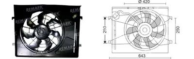 FAN MOTORU [] [HYUNDAI TUCSON 2,0CRDI 2003->]
