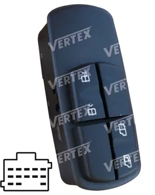 CAM ACMA KAPAMA ANAHTARI [SAG CAM TEKLI - 13P.] [MERCEDES AXOR/ATEGO]