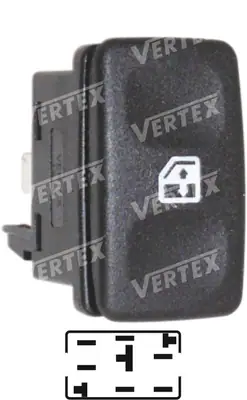 CAM ACMA KAPAMA ANAHTARI [SAG CAM TEKLI - 6P.] [VW.POLO/IBIZA/CORDOBA 1996->2002]