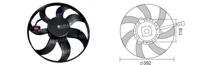 FAN MOTORU [] [VW.POLO 1,4 16V. 2004->]