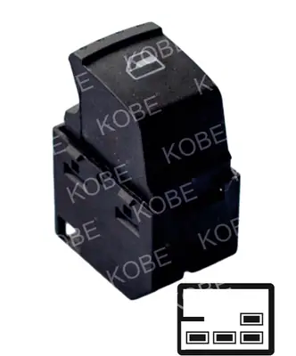 CAM ACMA KAPAMA ANAHTARI [SAG CAM TEKLI - 4P.] [VW.GOLF V/TOLEDO/BORA/LEON]