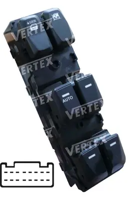 CAM ACMA KAPAMA ANAHTARI [SOL 4CAM - 16P.] [HYUNDAI IX35 2012->2018]