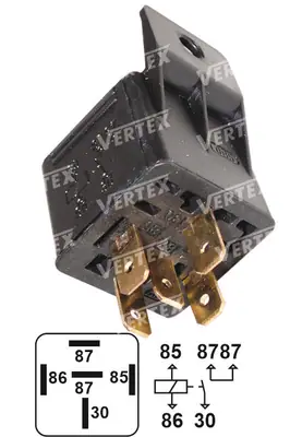 ROLE [AYAKLI 24V.30 AMPER 5P.TEK PLATIN] []