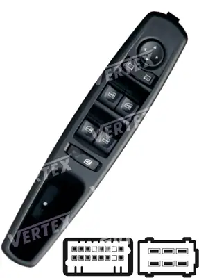 CAM ACMA KAPAMA ANAHTARI [SOL 4CAM - 19P.] [RENAULT FLUENCE 2010 ->]