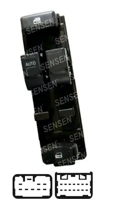 CAM ACMA KAPAMA ANAHTARI [SOL 2CAM - TEK KABIN 15P.] [ISUZU D-MAX]