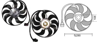 FAN MOTORU [TERS DONUS] [VW.POLO 2000]