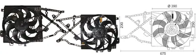 FAN MOTORU [KLIMALI CERCEVELI] [OPEL VECTRA B]
