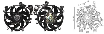 FAN MOTORU [KLIMA] [OPEL CORSA/COMBO 1,3/1,7 2001->]