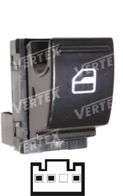 CAM ACMA KAPAMA ANAHTARI [SAG CAM TEKLI - 3P.] [VW.CADDY SEAT ALTEA 2006 ->]
