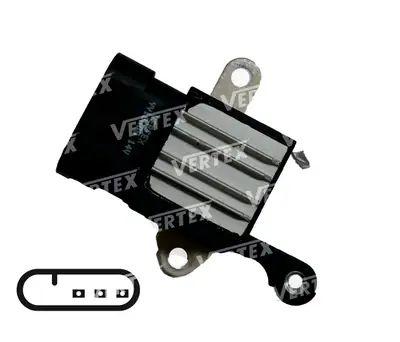 ALTERNATÖR KONJEKTOR [NIPPONDENSO TİPİ X-DFM-L UCLU ] [JCB/NEW HOLLAND]