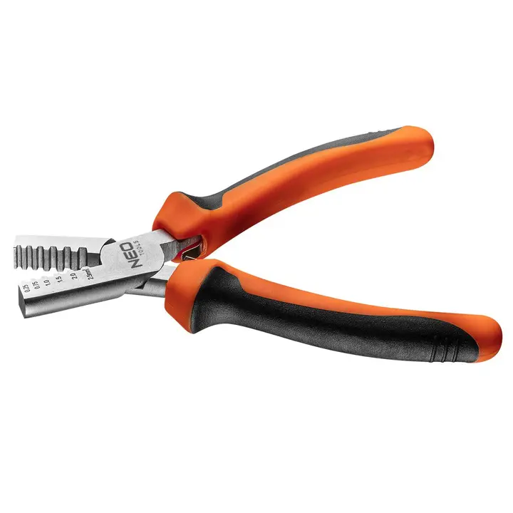 Sıkıştırma pensesi 0.25 - 2.5 mm2 (15-9 AWG), 140 mm