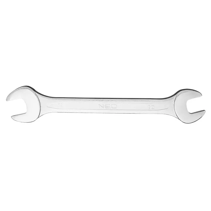 Çift ağızlı anahtar 10x11mm, CrV, DIN3110