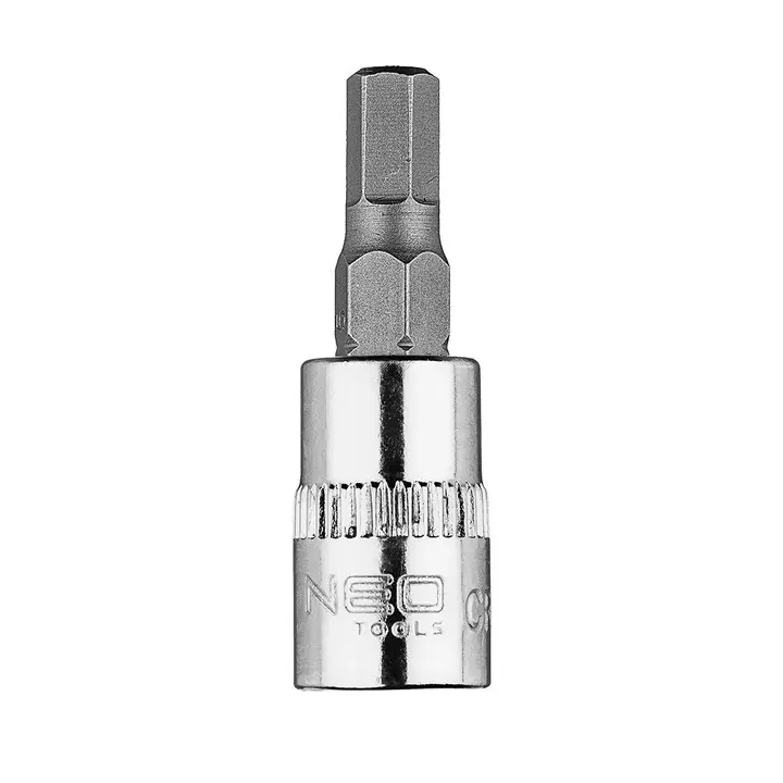 1/4 lokma üzerinde H5 altıgen uç, kısa, 37 mm