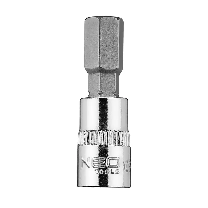 1/4 lokma üzerinde H8 altıgen uç, kısa, 37 mm