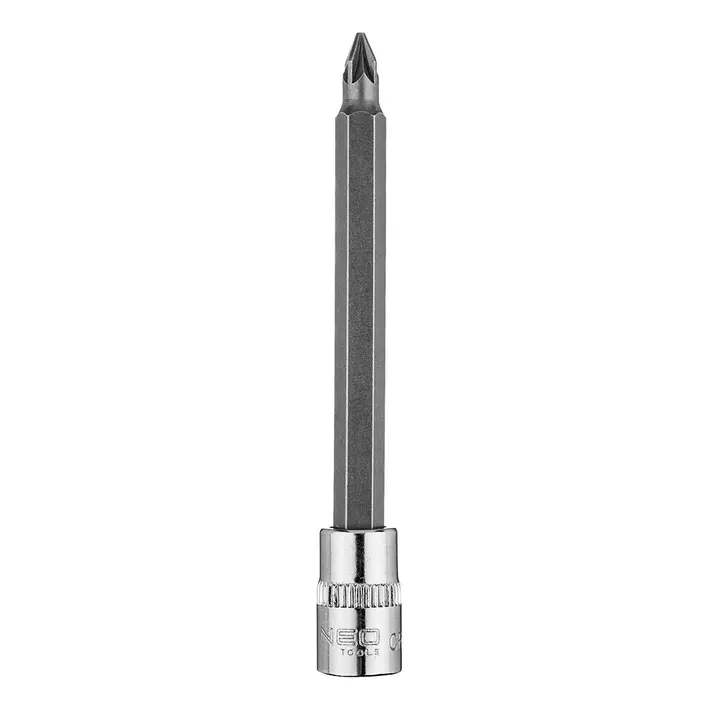 1/4 lokma üzerinde PZ1 tornavida ucu, uzun, 87 mm
