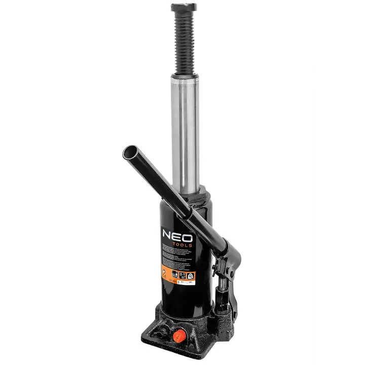 Hidrolik şişe kriko 3 t, 370 mm'ye kadar, 3,1 kg