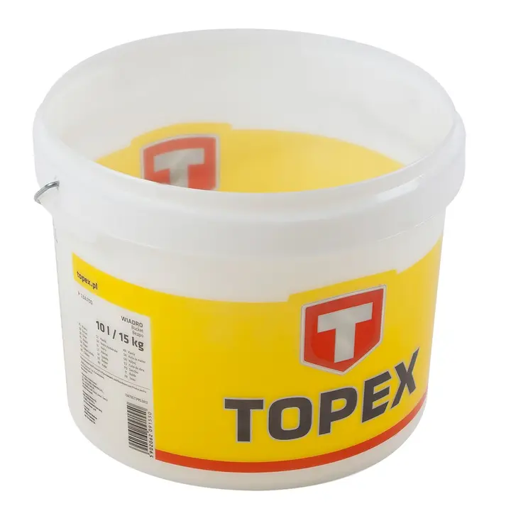 Boya kovası, 10 l, çelik sap