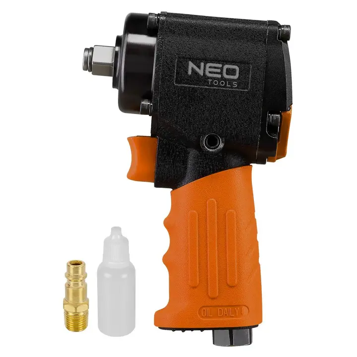 Pnömatik darbeli somun sıkma makinesi 1/2, 680 Nm (kısa)