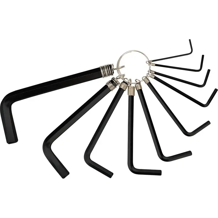 Altıgen anahtar 1.5-10 mm, set