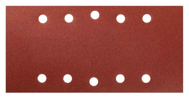 Cırt bantlı zımpara kağıdı 115 x 230 mm, P180, 5 adet, 10 delikli